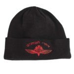 Paratroopers-Embroidered-wool-Cap-Black