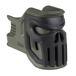 fab-defense-ar15-mojo-mag-well-grip-vigilante-skull-od-blk