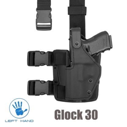 front-line-Tactical-thigh-rig-police-holster-level-3-glock-30-left-hand