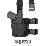 front-line-Tactical-thigh-rig-police-holster-level-3-sig-p220