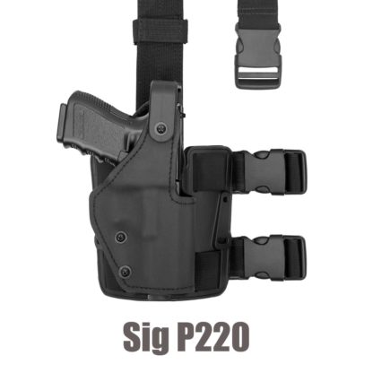 front-line-Tactical-thigh-rig-police-holster-level-3-sig-p220