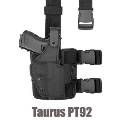 front-line-Tactical-thigh-rig-police-holster-level-3-taurus-pt92-brazil