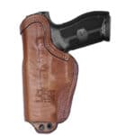front-line-IWI-MASADA-holster-iwb-brown-leather-concealed