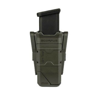 Fab Single Magazine Pouch with Magazine loader For 9mm .40 S&W Double Stack Magazines QL-9 Belt G