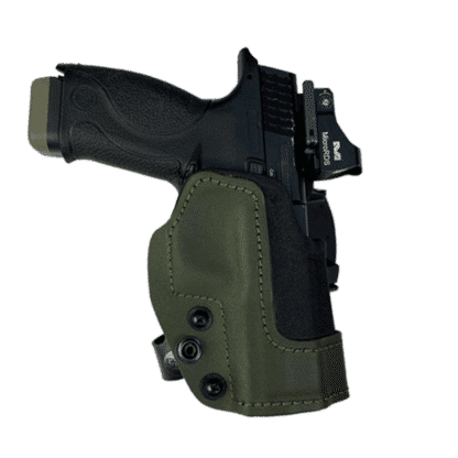 Front-Line-Open-Top-KNG-Kydex-Holster-For-Glock-Models-green