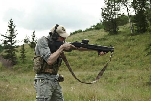 Using-the-Fab-Defense-PTK-on-a-14-pump-action-Fabarm.-Thanks-Zahal-by-TV-PressPass